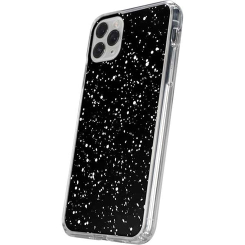 Black Speckle iPhone 11 Pro Clear Case