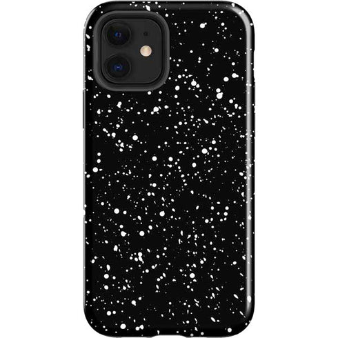 Black Speckle iPhone 12 Impact Case