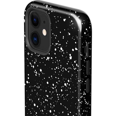 Black Speckle iPhone 12 Impact Case