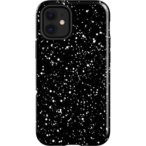 Black Speckle iPhone 12 Mini Impact Case