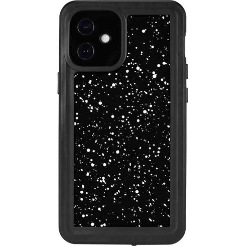 Black Speckle iPhone 12 Mini Waterproof Case