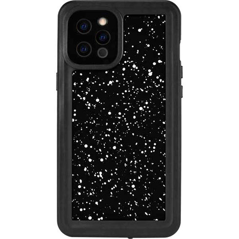 Black Speckle iPhone 12 Pro Max Waterproof Case