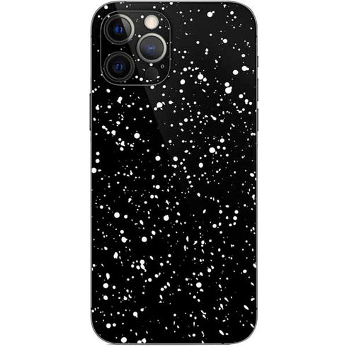 Black Speckle iPhone 12 Pro Skin