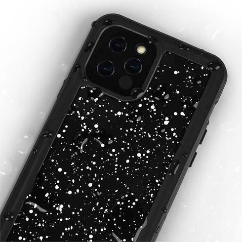 Black Speckle iPhone 12 Pro Waterproof Case