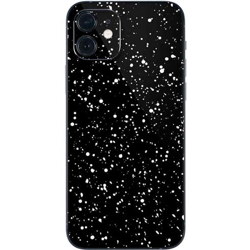 Black Speckle iPhone 12 Skin