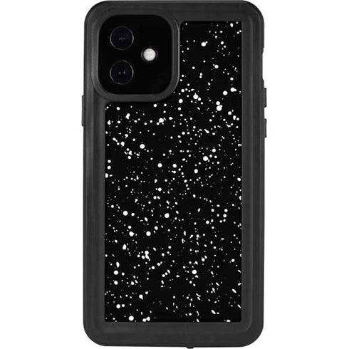 Black Speckle iPhone 12 Waterproof Case