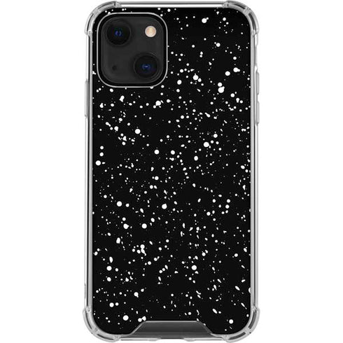 Black Speckle iPhone 13 Mini Clear Case