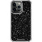 Black Speckle iPhone 13 Pro Clear Case