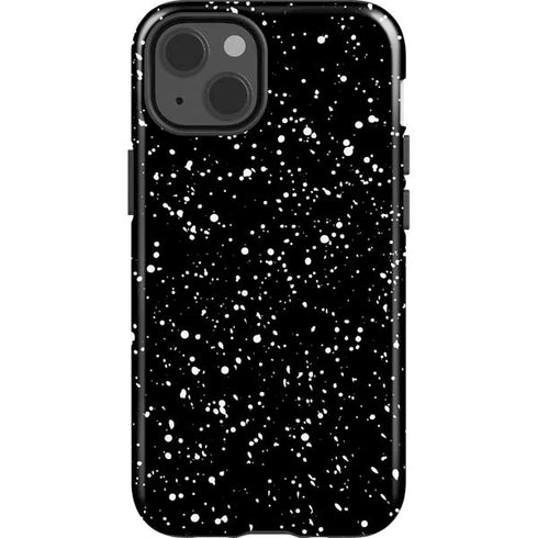 Black Speckle iPhone 15 Impact Case