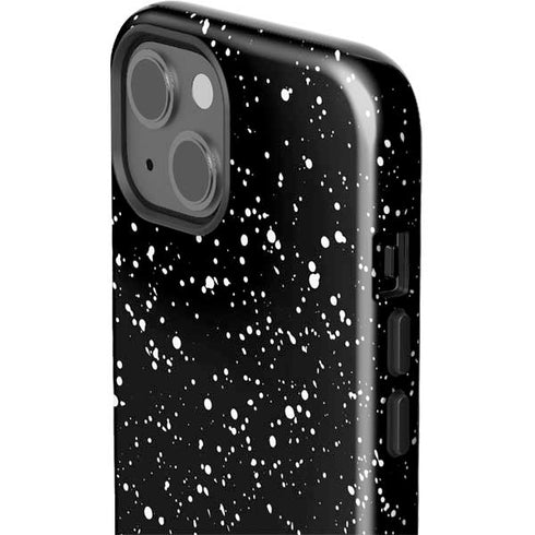 Black Speckle iPhone 15 Impact Case