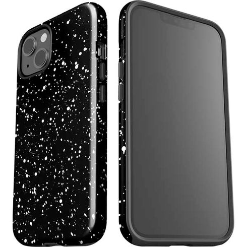Black Speckle iPhone 15 Impact Case