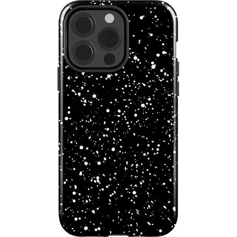 Black Speckle iPhone 15 Pro Impact Case