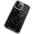 Black Speckle iPhone 15 Pro Max Clear Case