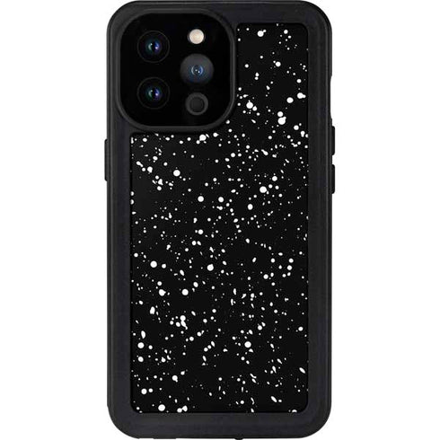 Black Speckle iPhone 14 Pro Max Waterproof Case