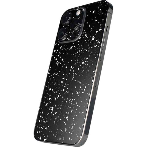 Black Speckle iPhone 15 Pro Skin
