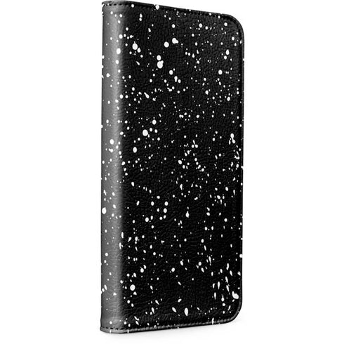 Black Speckle iPhone 15 Pro Max Folio Case