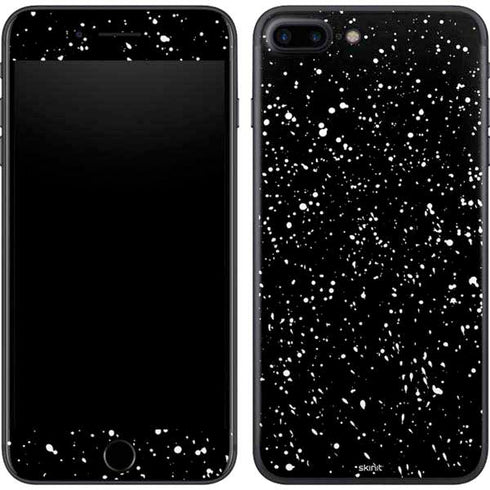 Black Speckle iPhone 8 Plus Skin