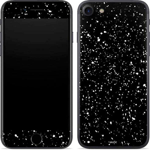 Black Speckle iPhone 8 Skin