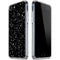 Black Speckle iPhone SE (2nd & 3rd Gen) Clear Case
