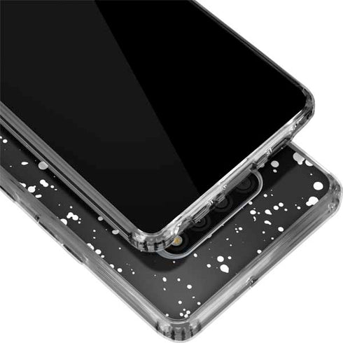 Black Speckle LG Stylo 6 Clear Case