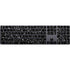 Black Speckle Magic Keyboard with Numeric Keypad Skin