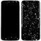 Black Speckle Moto E5 Plus Skin
