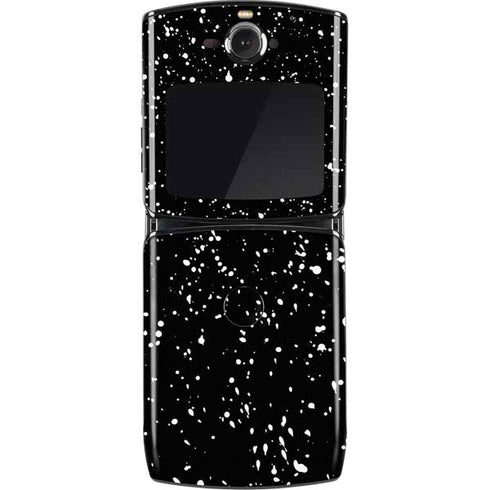 Black Speckle Motorola RAZR Skin