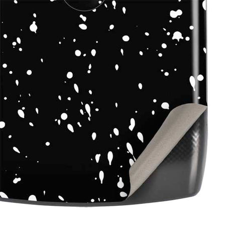 Black Speckle Motorola RAZR Skin