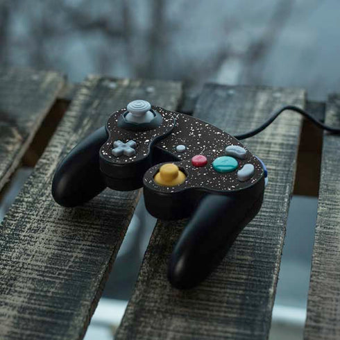 Black Speckle Nintendo GameCube Controller Skin