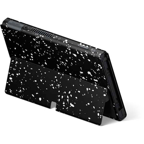 Black Speckle Nintendo Switch OLED (2021) Skin