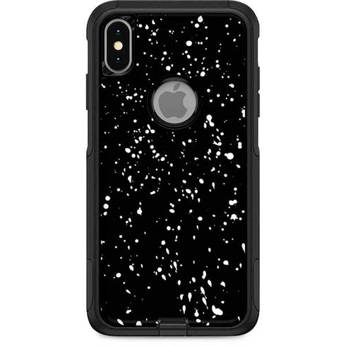 Black Speckle Otterbox Commuter iPhone Skin