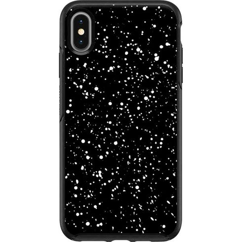 Black Speckle Otterbox Symmetry iPhone Skin