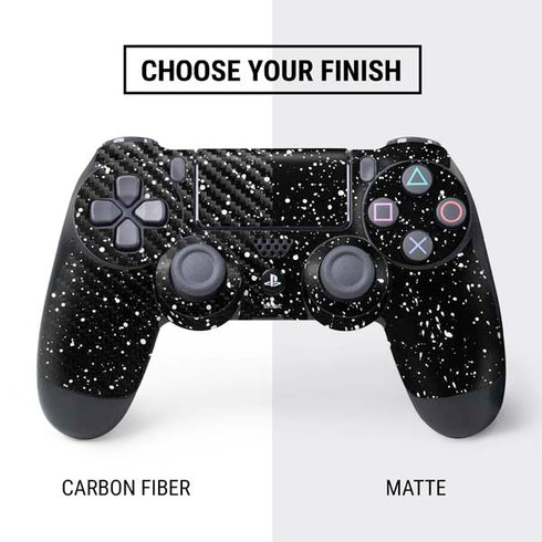 Black Speckle PS4 Controller Skin