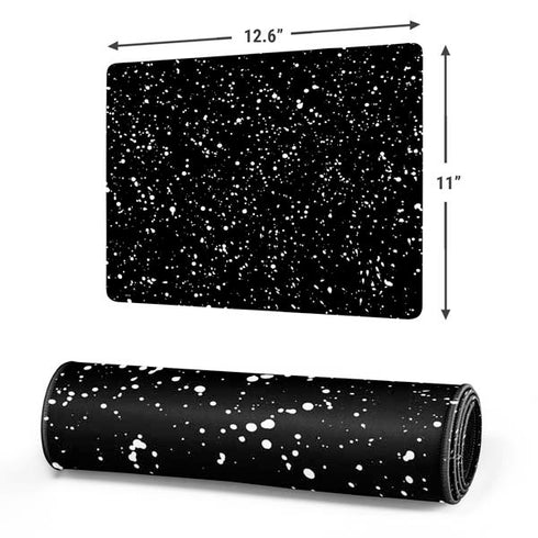 Black Speckle Gaming Mouse Pad