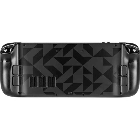 Black Geometric Steam Deck Handheld Gaming Computer Skin