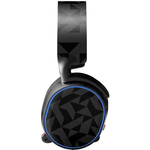 Black Geometric SteelSeries Arctis 5 Skin