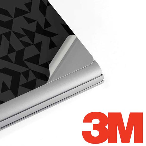 Black Geometric Surface Book 2 13.5in Skin
