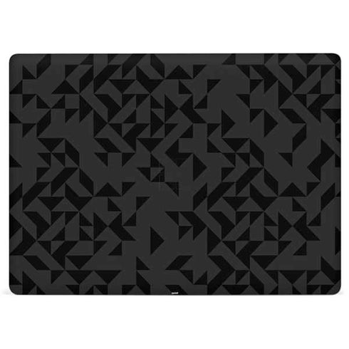 Black Geometric Surface Laptop 2 Skin