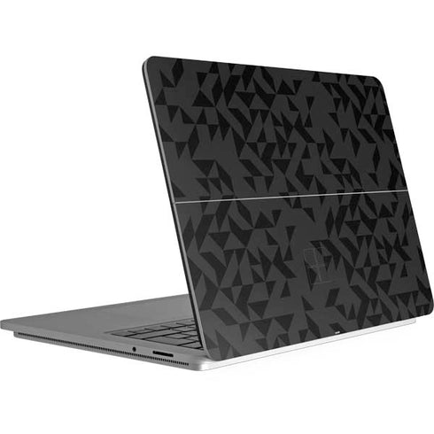Black Geometric Surface Laptop Studio Skin