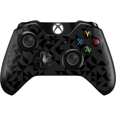 Black Geometric Xbox One Controller Skin