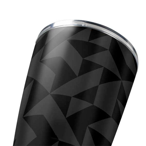 Black Geometric Yeti 20oz Tumbler Skin