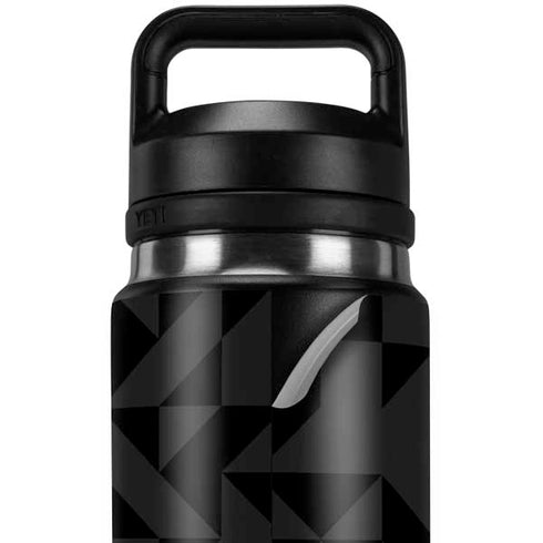 Black Geometric YETI Rambler 26oz Bottle Skin