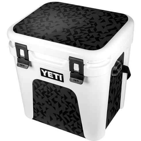 Black Geometric YETI Roadie 24 Hard Cooler Skin