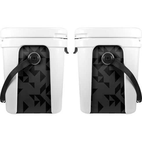 Black Geometric YETI Roadie 24 Hard Cooler Skin