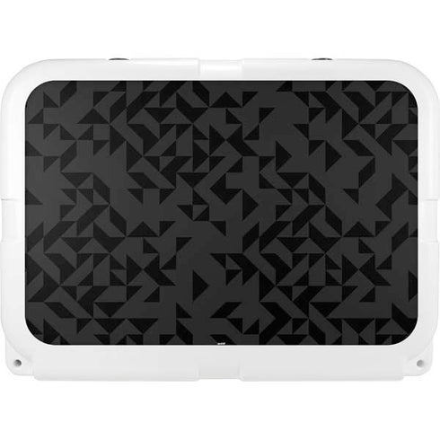 Black Geometric YETI Tundra 35 Hard Cooler Skin