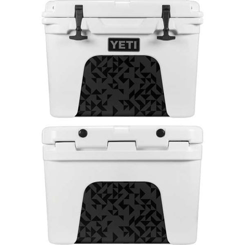 Black Geometric YETI Tundra 35 Hard Cooler Skin