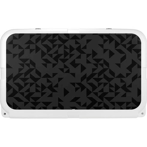 Black Geometric YETI Tundra 45 Hard Cooler Skin