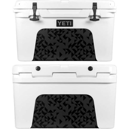 Black Geometric YETI Tundra 45 Hard Cooler Skin