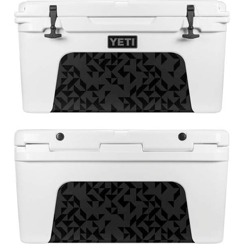 Black Geometric YETI Tundra 65 Hard Cooler Skin