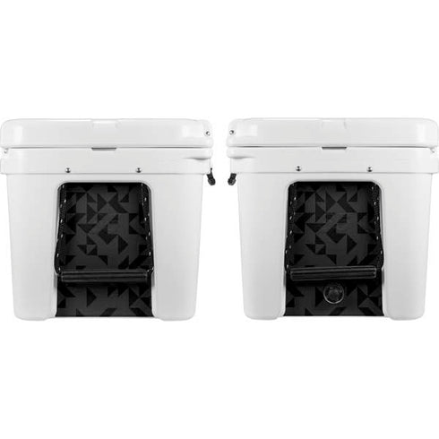 Black Geometric YETI Tundra 65 Hard Cooler Skin